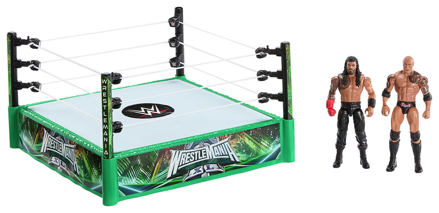 WWE Bloodline Rules Playset with Ring & 2 Action Figures 