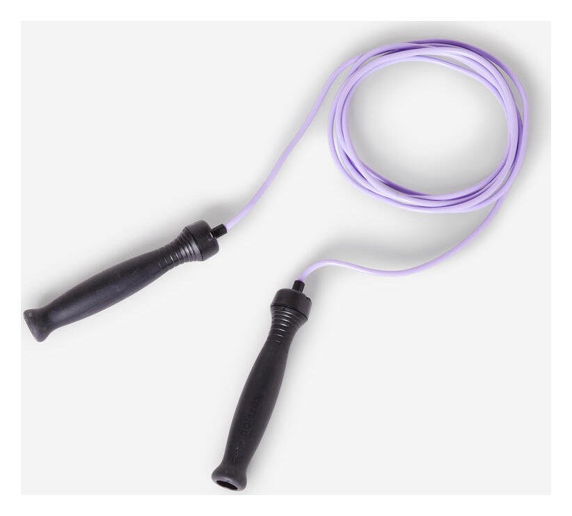 Decathlon 500 Rubber Jump Rope - Purple