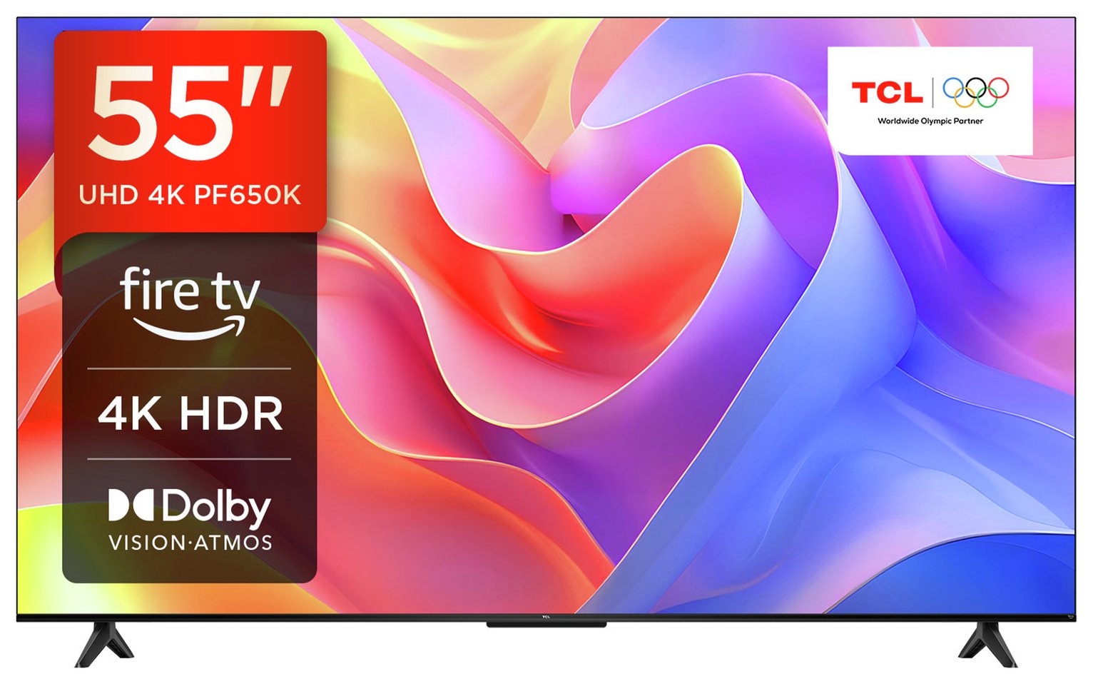 TCL 55 Inch 55PF650K Smart 4K UHD HDR LED Freely TV