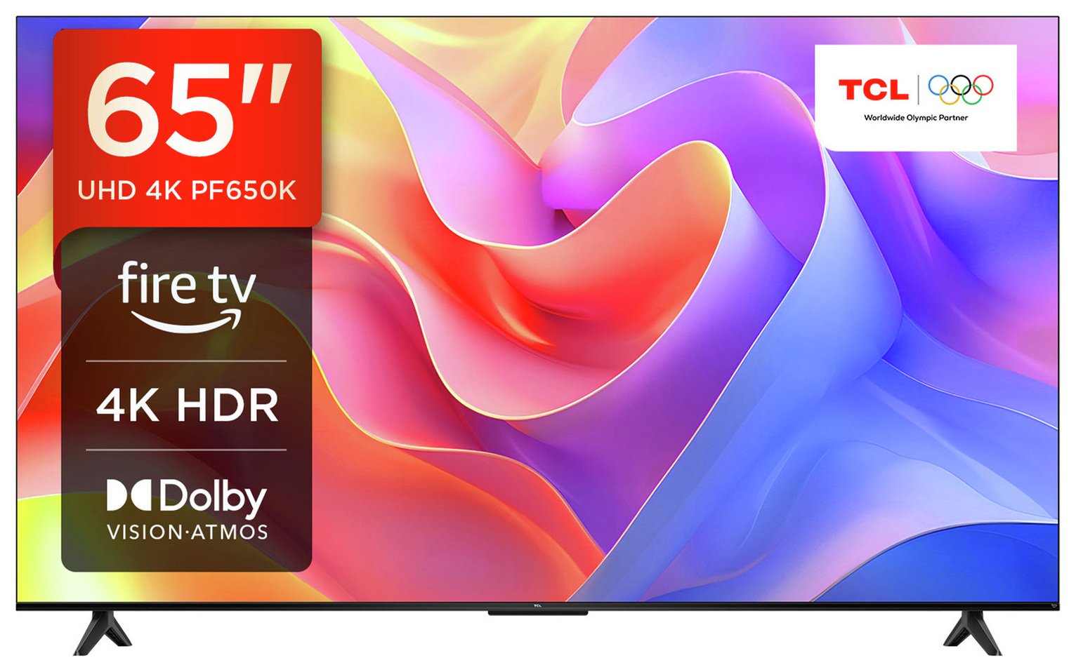 TCL 65 Inch 65PF650K Smart 4K UHD HDR LED Fire TV