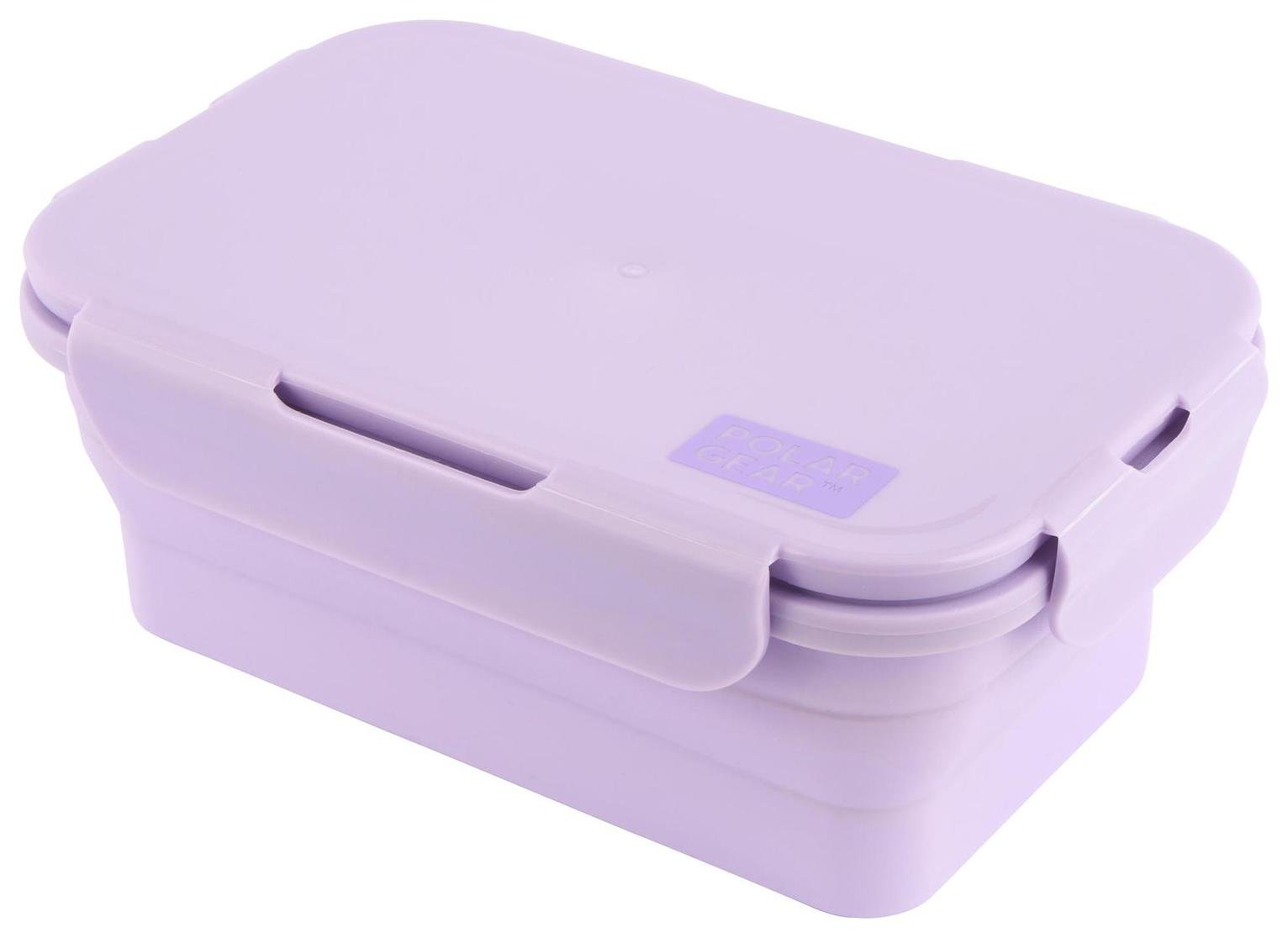 Polar Gear Collapsible Lilac Lunch Box
