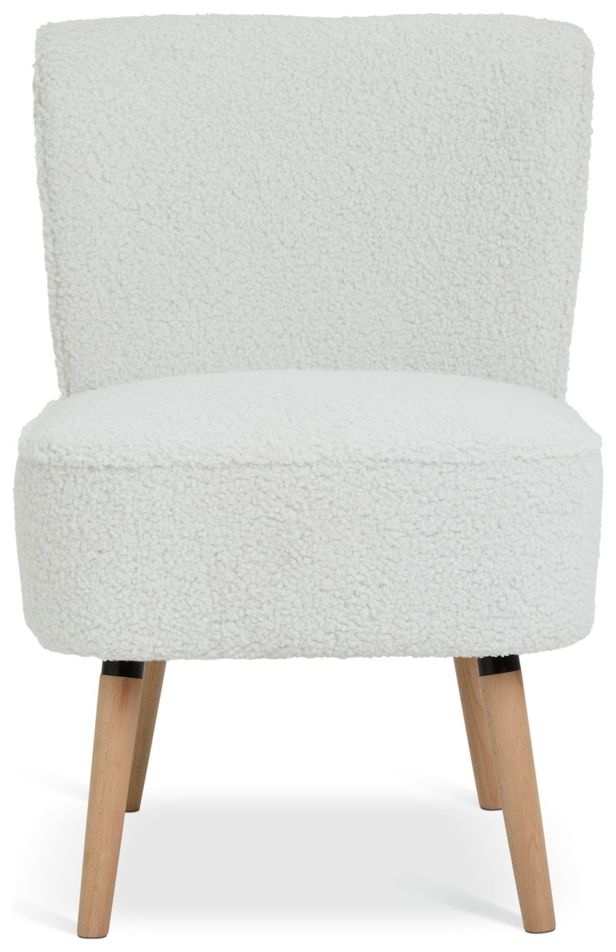 Habitat Eppy Boucle Chair - Cream