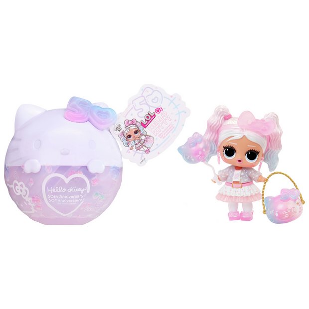 Buy L.O.L. Surprise Loves Hello Kitty Tot Miss Pearly 10cm Dolls Argos