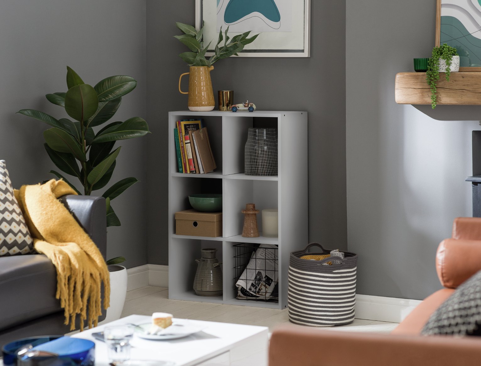 Argos Home Squares 6 Cube Storage Unit