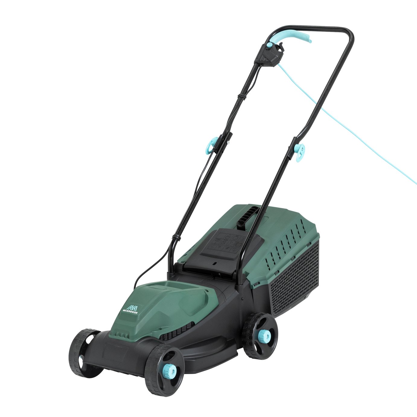McGregor 31cm Electric Corded Rotary Lawnmower - 1200W