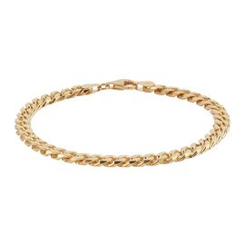 Revere 9ct Gold Plated Sterling Silver Curb Bracelet