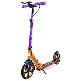 Zinc Verge Pro Kids Folding Incline Scooter - Purple/Orange