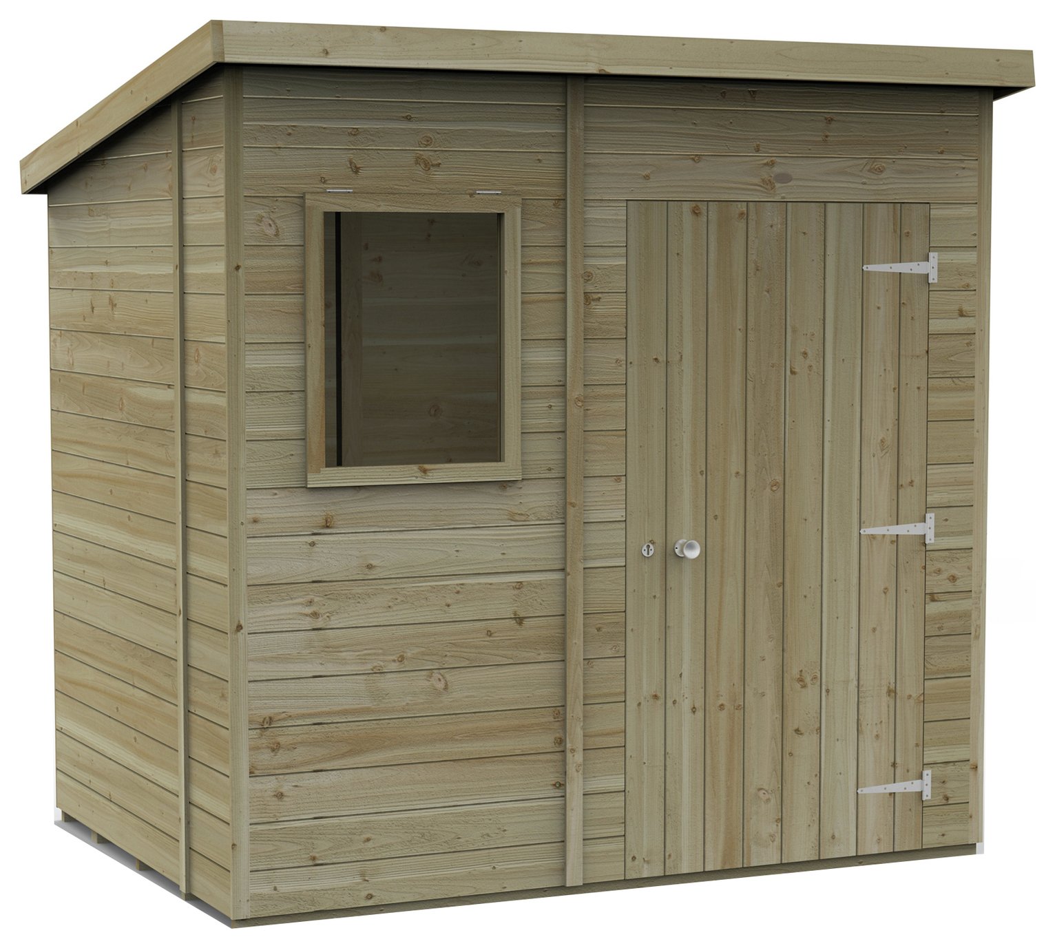 Forest Timberdale 1 Window Pent Shed - 7 x 5ft