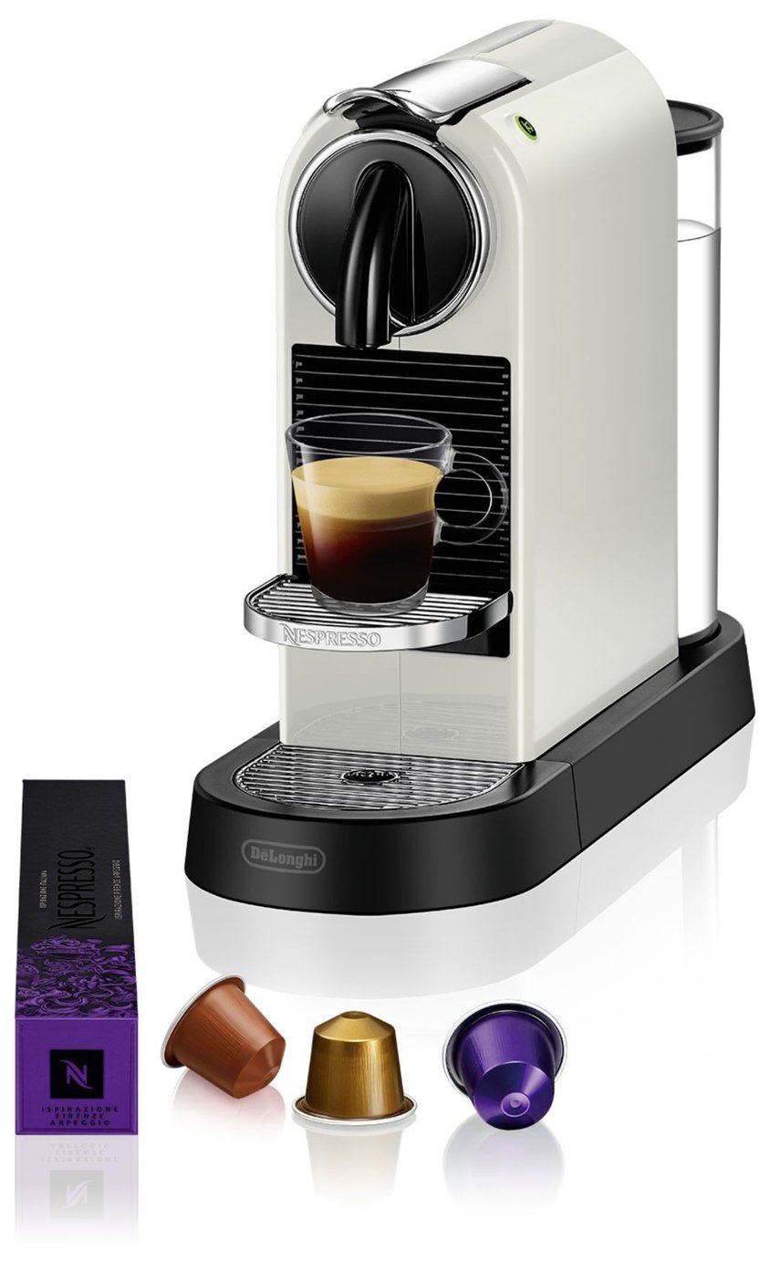 Nespresso by De'Longhi CitiZ Pod Coffee Machine - White