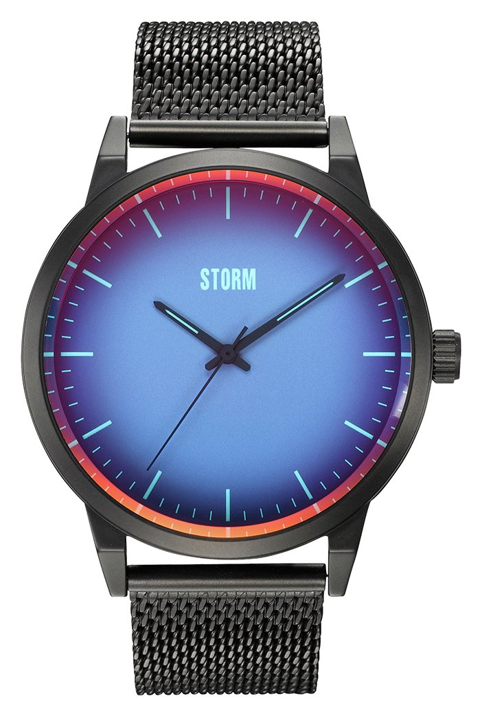 STORM Styro Blue Dial Mesh Strap Watch