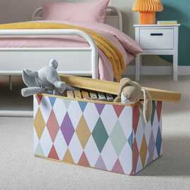 Habitat Kids Harley Foldable Ottoman Box - Multicolour