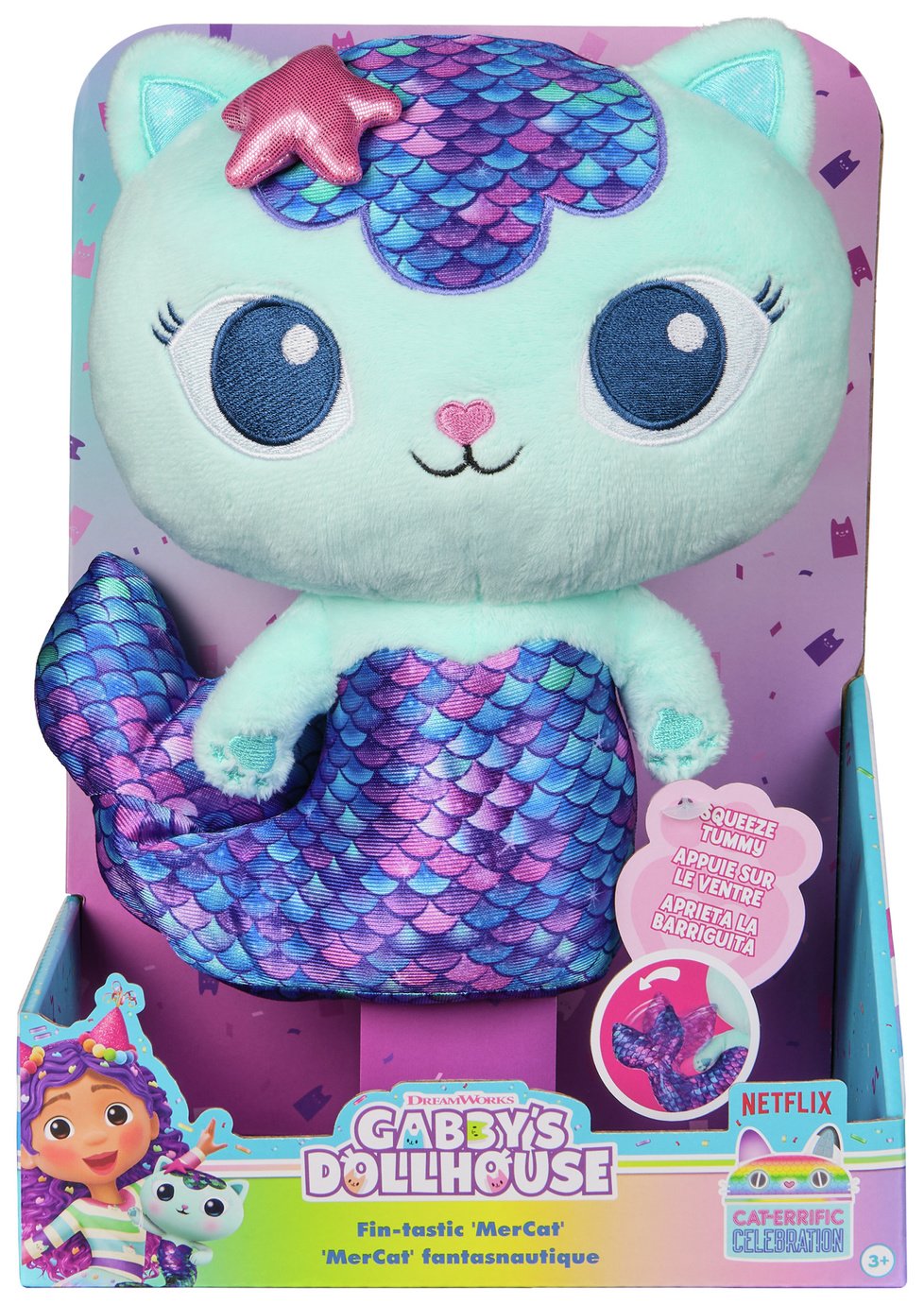 Gabby's Dollhouse Mercat Plush Toy