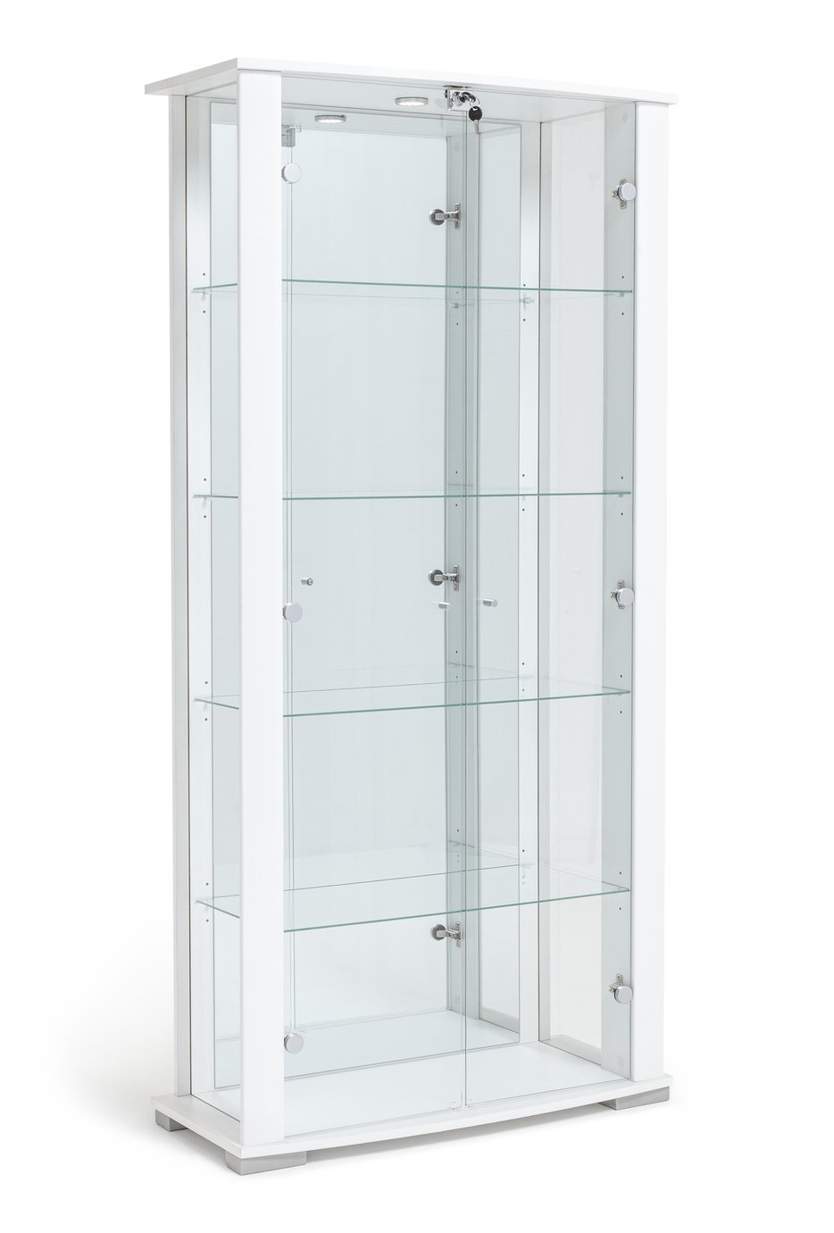 Argos Home Stella 2 Door Glass Display Cabinet