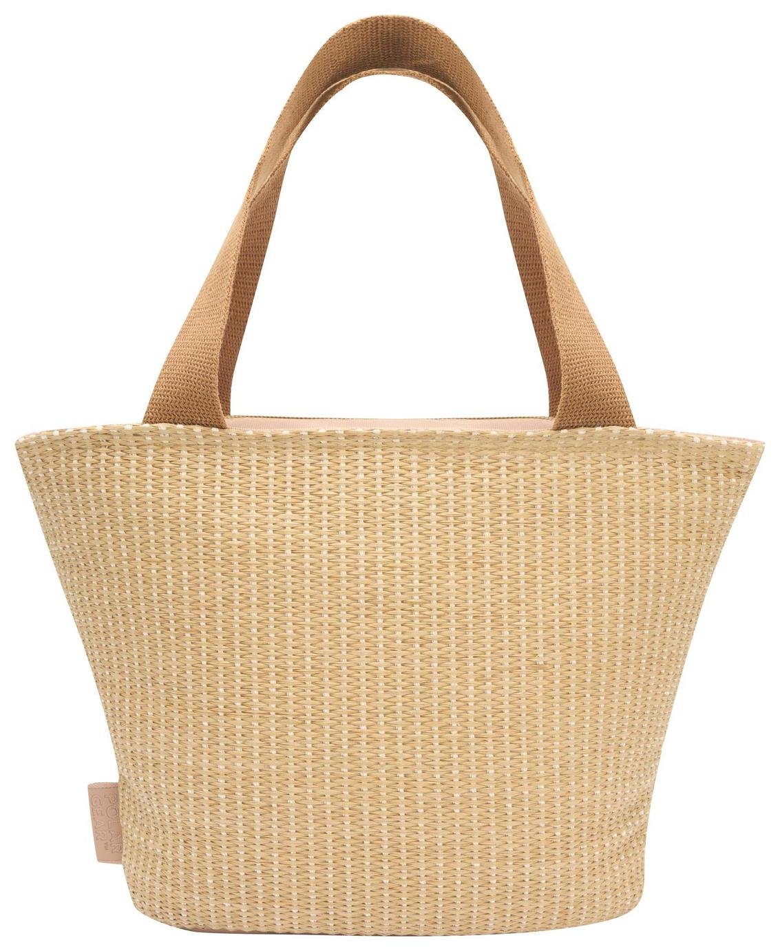 Polar Gear Beige Woven Lunch Bag