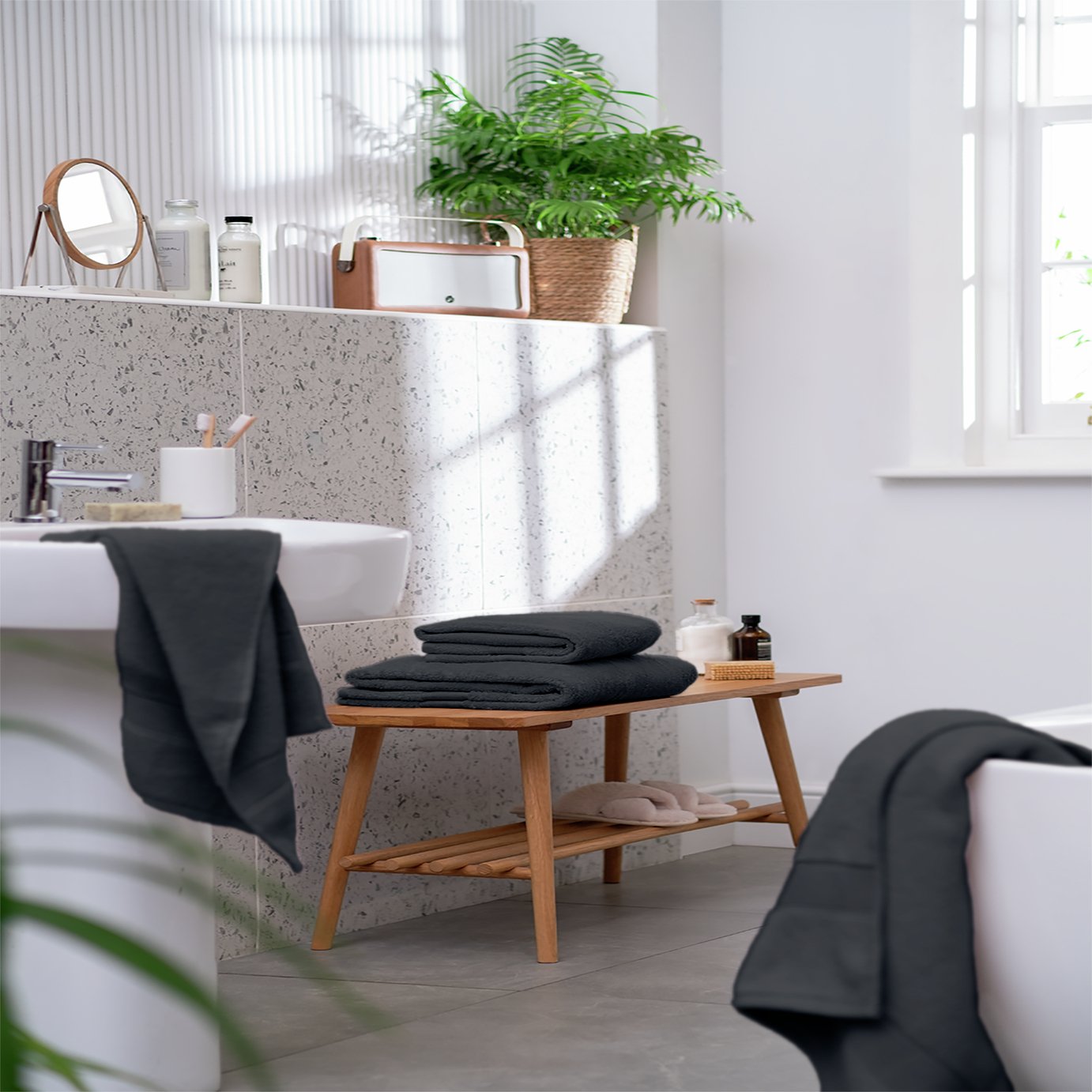 Habitat Supersoft 2 Pack Hand Towel