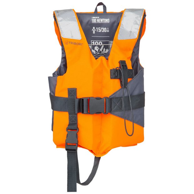 Buy Decathlon L100N Easy Junior Life Jacket - 15-30Kg, Buoyancy aids and life  jackets