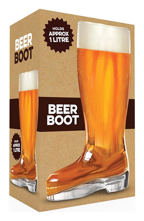 Menkind Beer Boot Glass