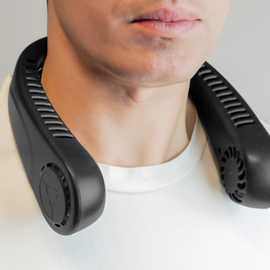 Menkind BeCool Bladeless Neck Fan Black