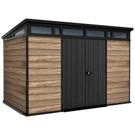 Keter Signature Oak Pent Shed - 11 x 7ft