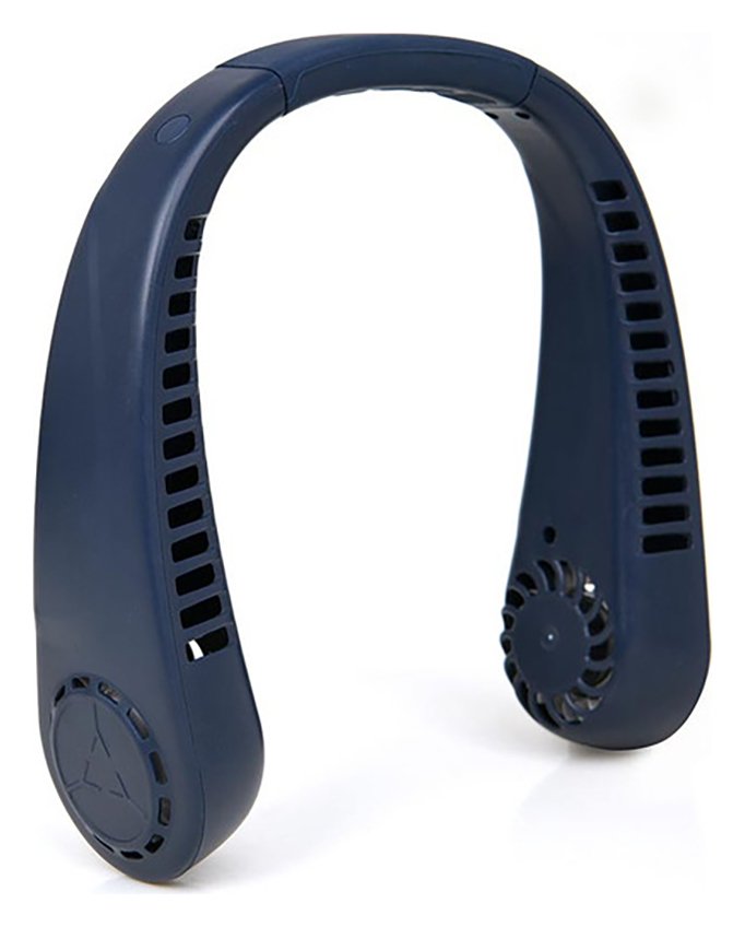Menkind Bladeless Neck Fan Blue