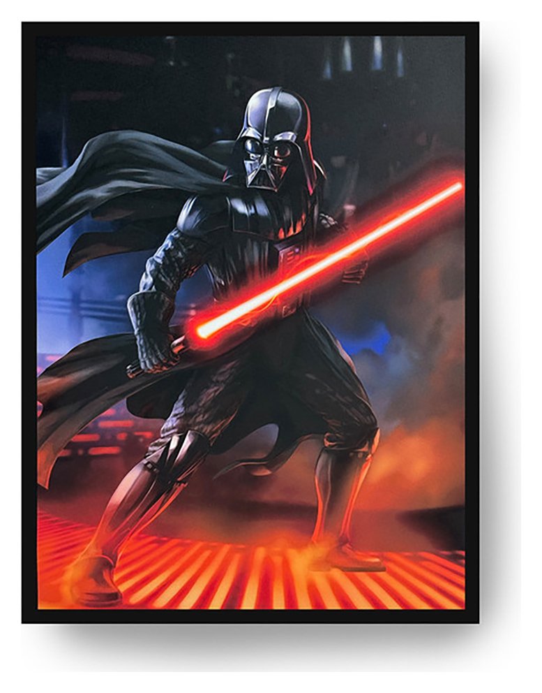 Menkind Disney Star Wars Darth Vader Light Up Canvas-40x30cm
