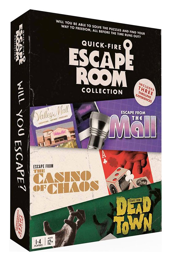 Menkind Set Of 3 Escape Room Quickfire Game