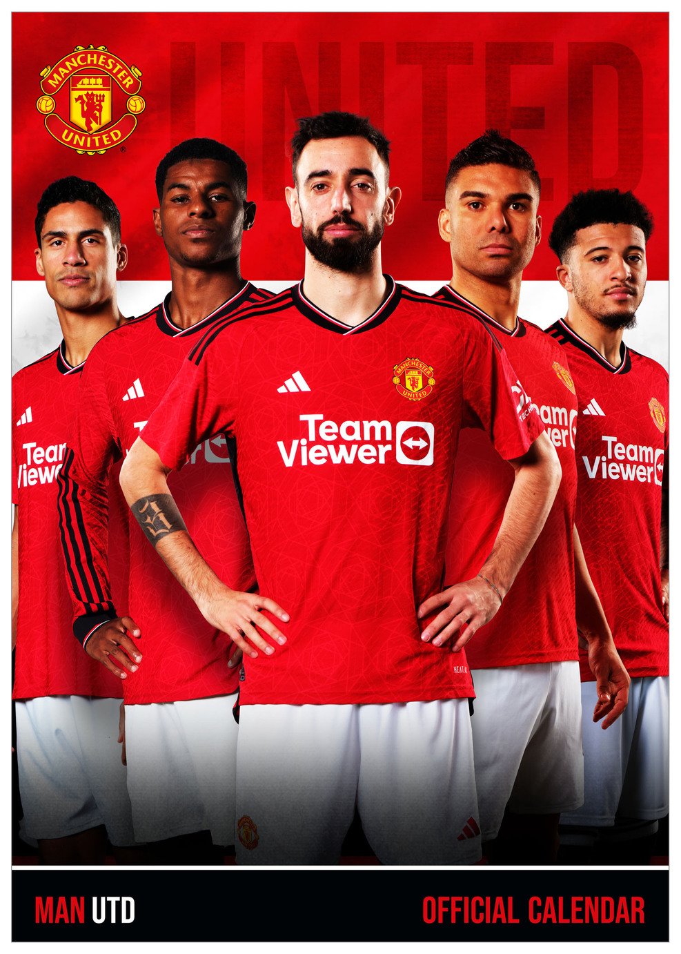 Manchester United FC A3 Calendar 2025 