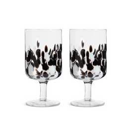 Habitat Confetti Set of 2 White Wine Glasses