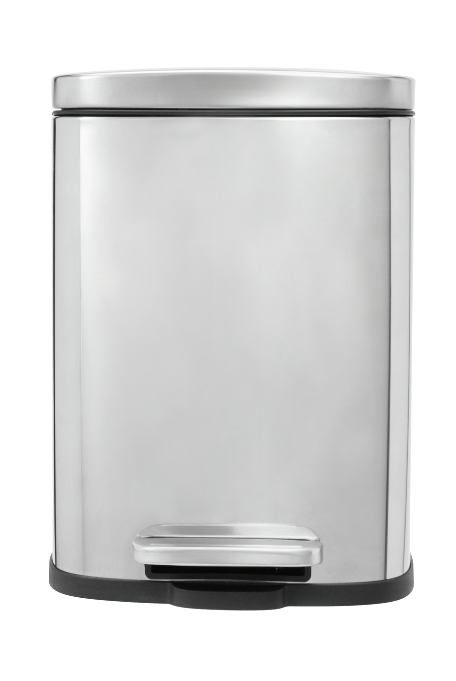 Argos Home 5L Rectangular Bathroom Pedal Bin - Chrome