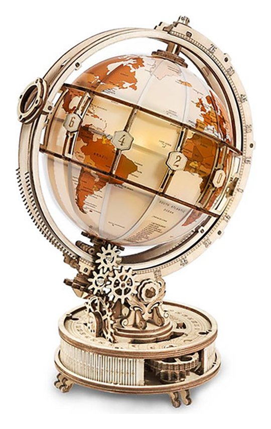 Menkind Light Up Globe Wooden Construction Set