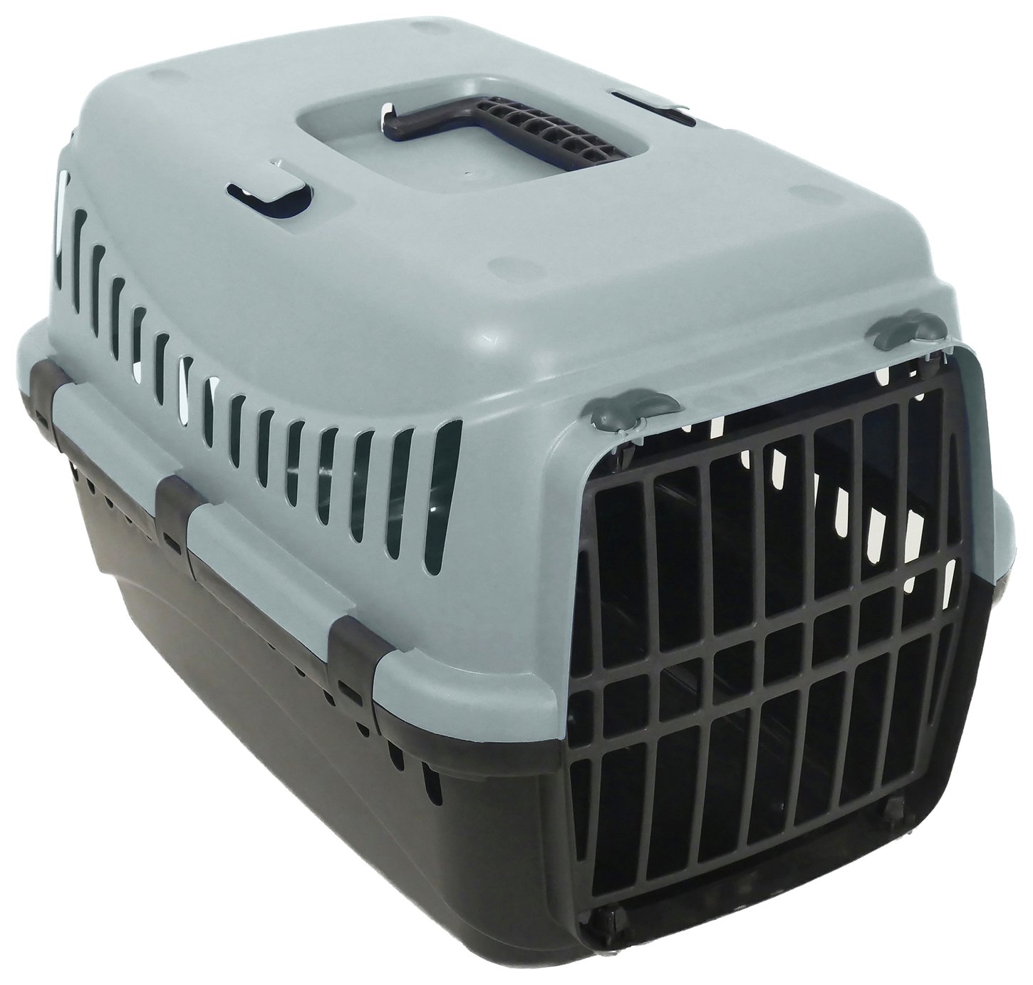 Rosewood Plastic Ice Blue Pet Carrier -  Medium
