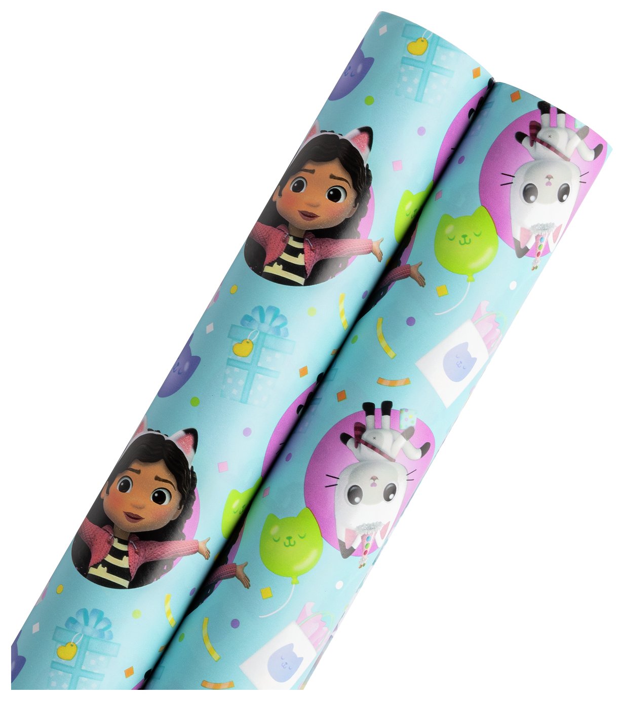 Gabby's Dollhouse 2 Rolls Wrapping Paper Set 