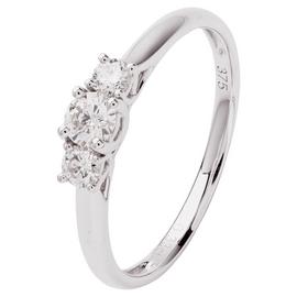 Revere 9ct White Gold 0.33ct Diamond Engagement Ring