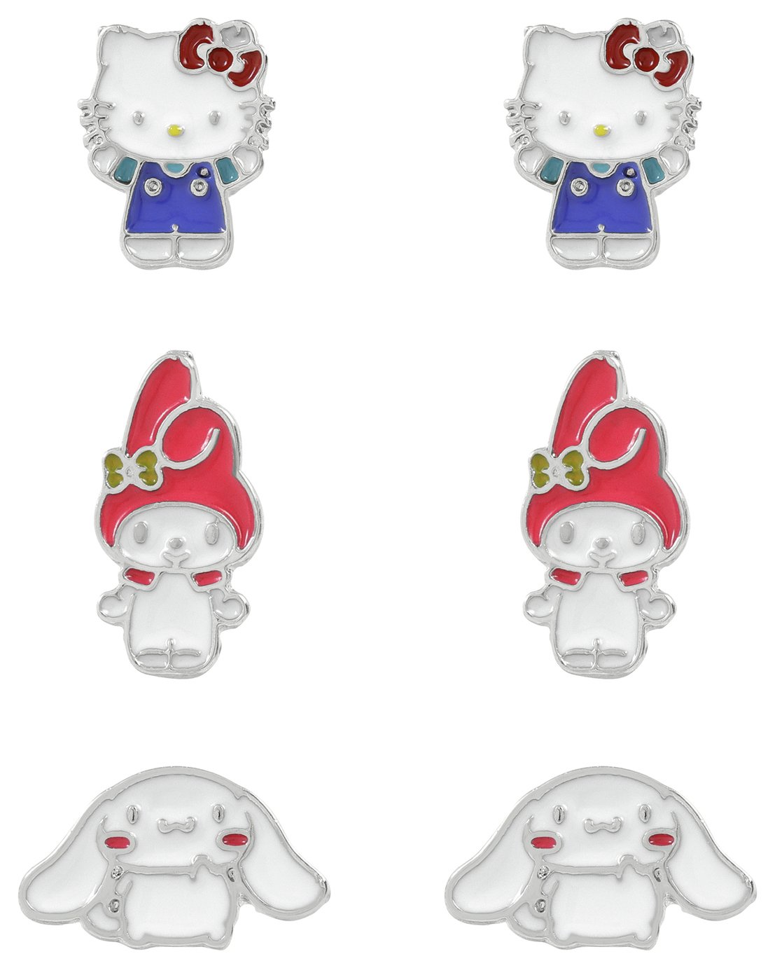Hello Kitty & Friends Stud Earring Set - Pack of 3