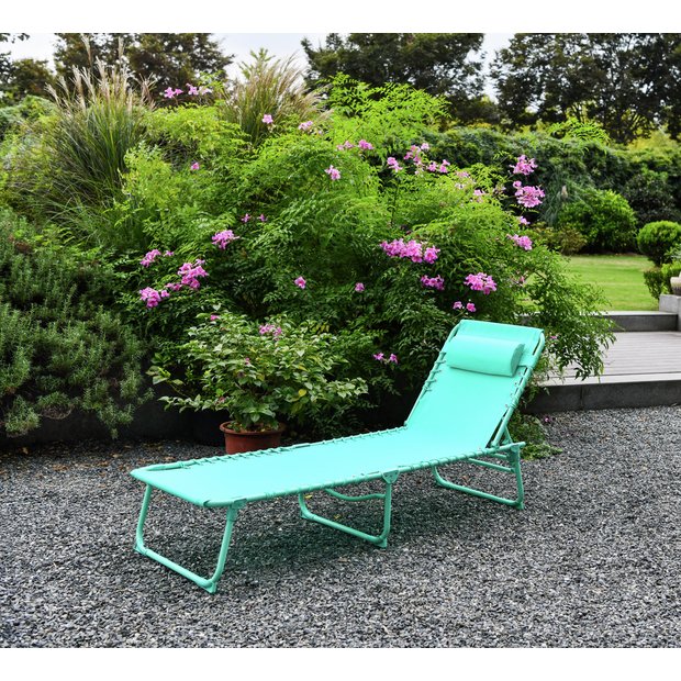 Set of best sale 2 garden loungers