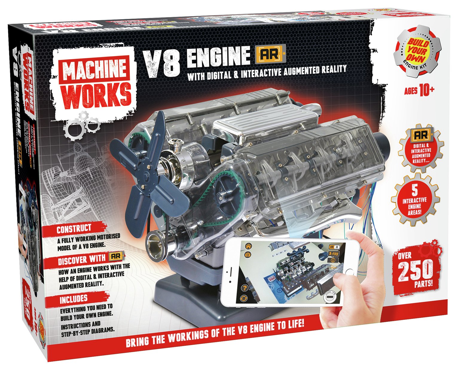 Machine Works Build Your Own Internal Combustion V8 Engine