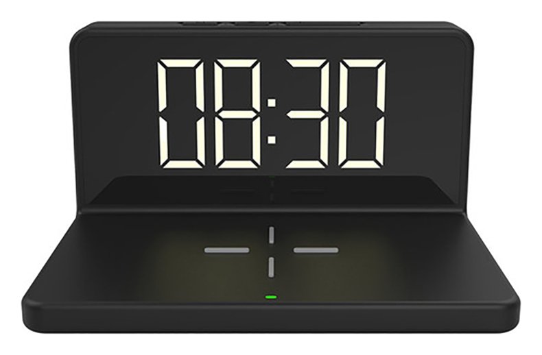 Menkind WPC Alarm Clock Black