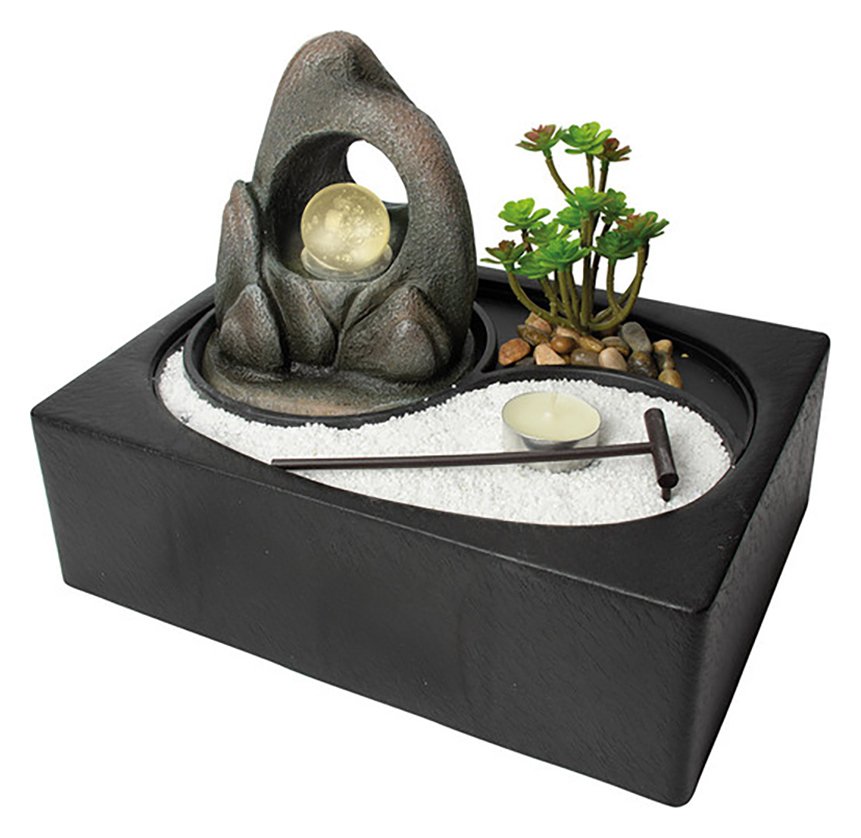 Menkind Zen Garden Water Fountain