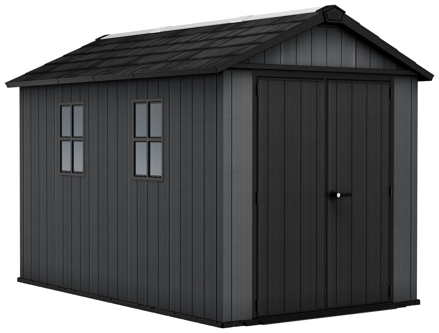 Keter Newton Plus Apex Outdoor Storage Shed 7.5x11ft - Grey