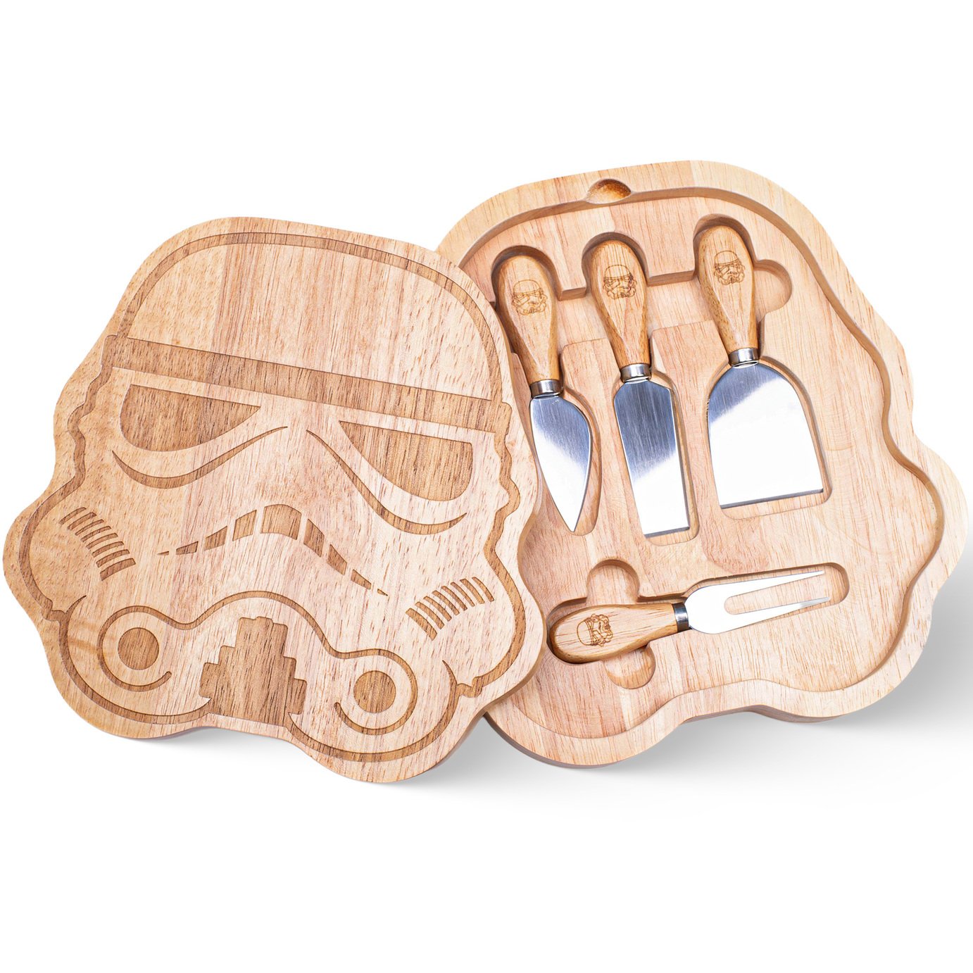 Original Stormtrooper 3D Cheeseboard And Knife Set