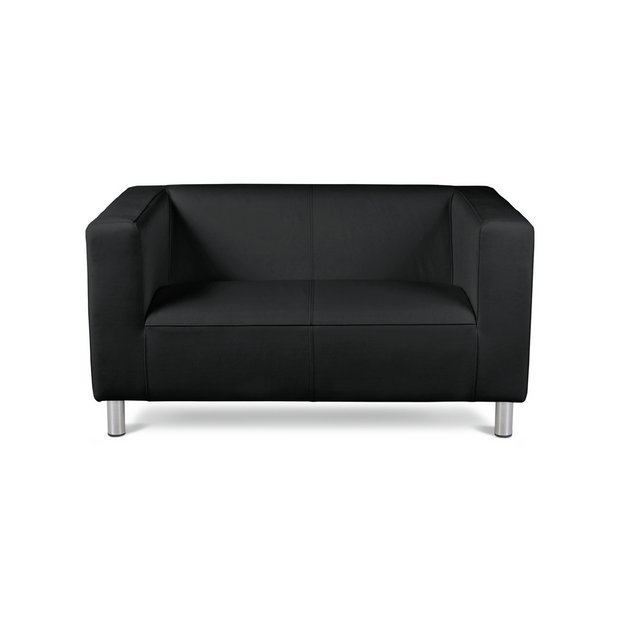 Black mini store sofa