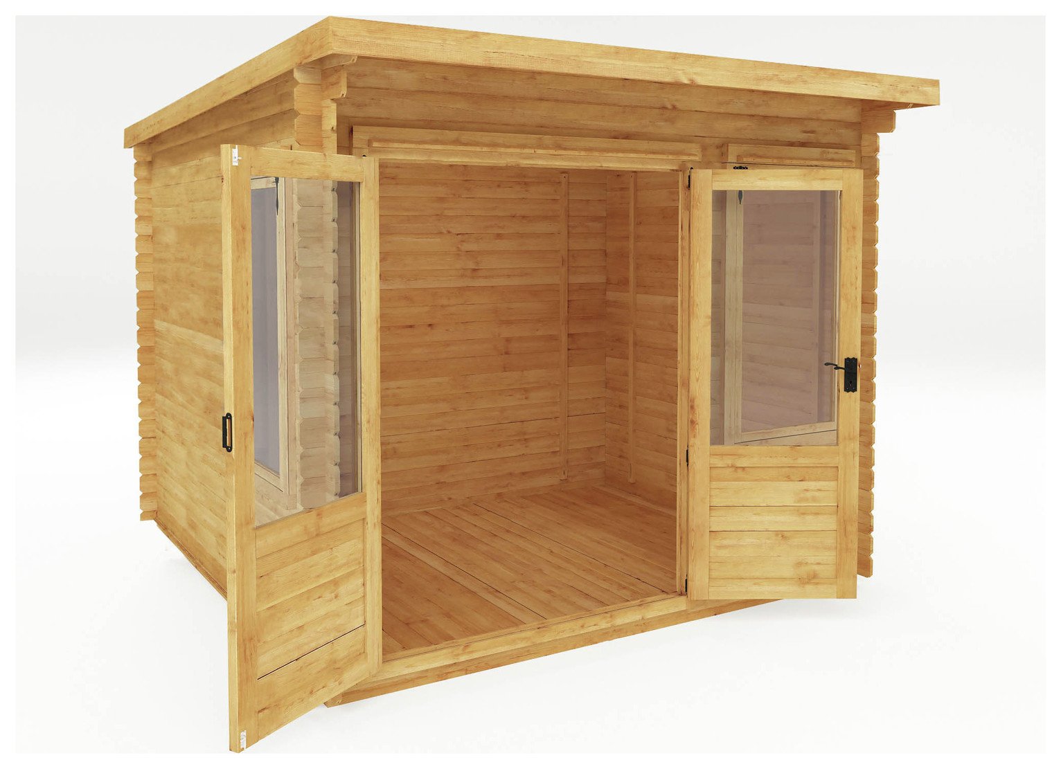Mercia 3m x 3m Pent Log Cabin