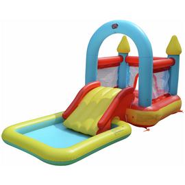 Chad Valley 10ft Kids Bouncy Castle and Paddling Pool - 90L