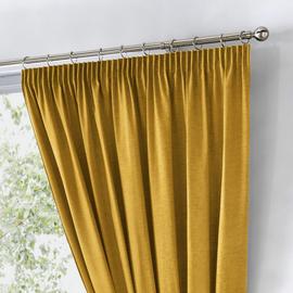 Fusion Dijon Blackout Thermal Lined Curtains - Blush Pink