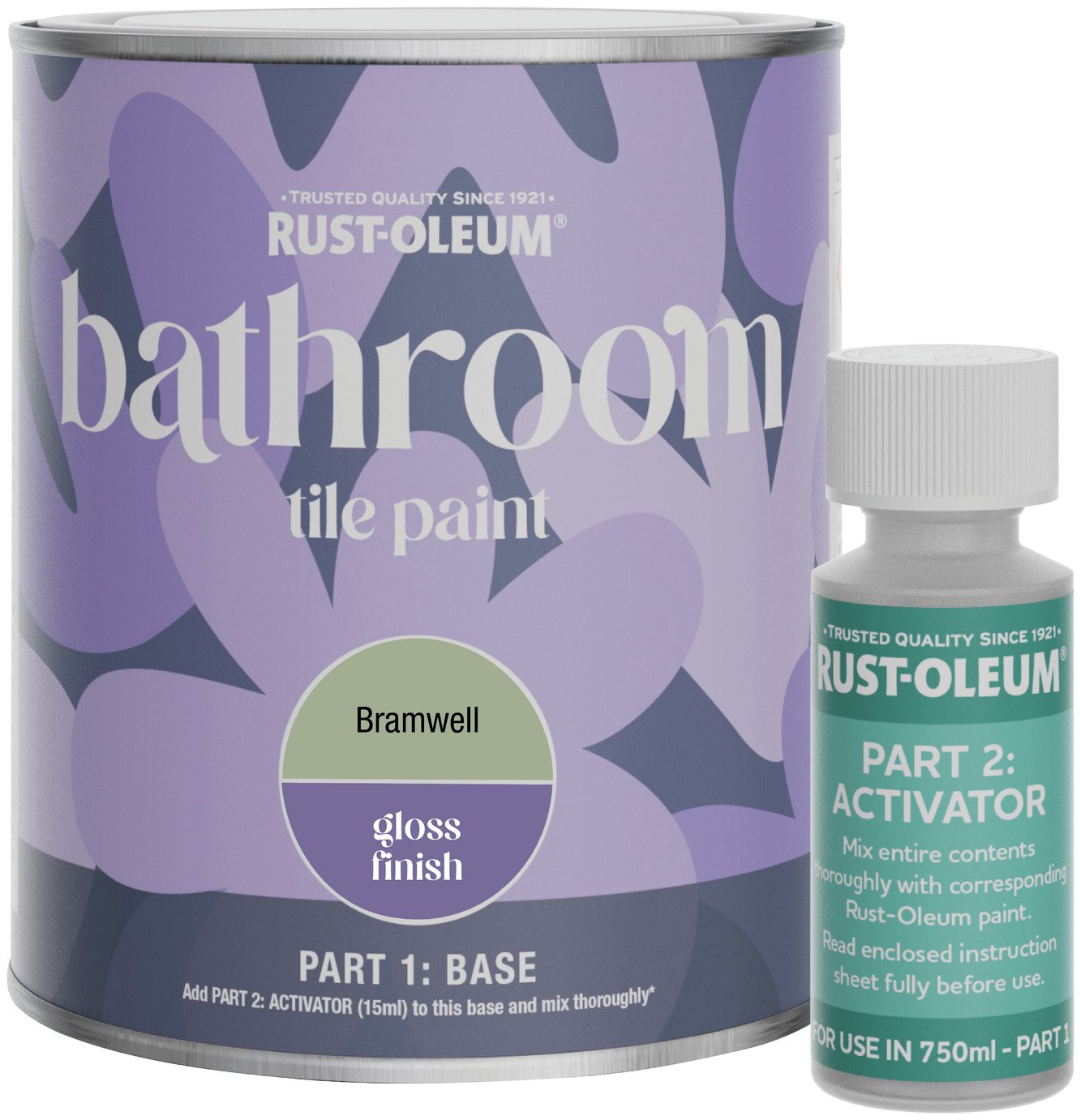 Rust-Oleum Bathroom Tile Gloss Paint 750ml - Bramwell