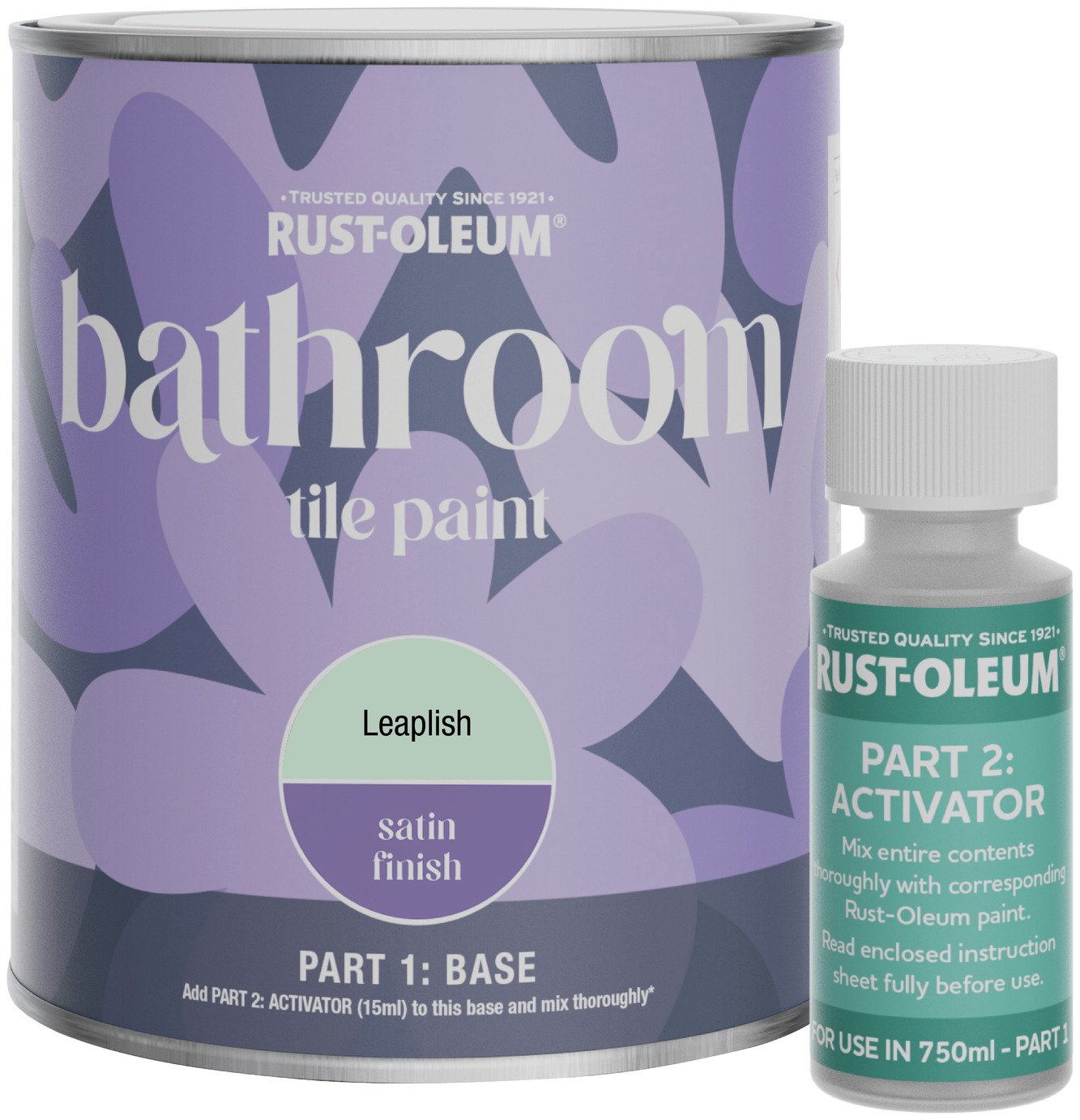 Rust-Oleum Bathroom Tile Satin Paint 750ml - Leaplish