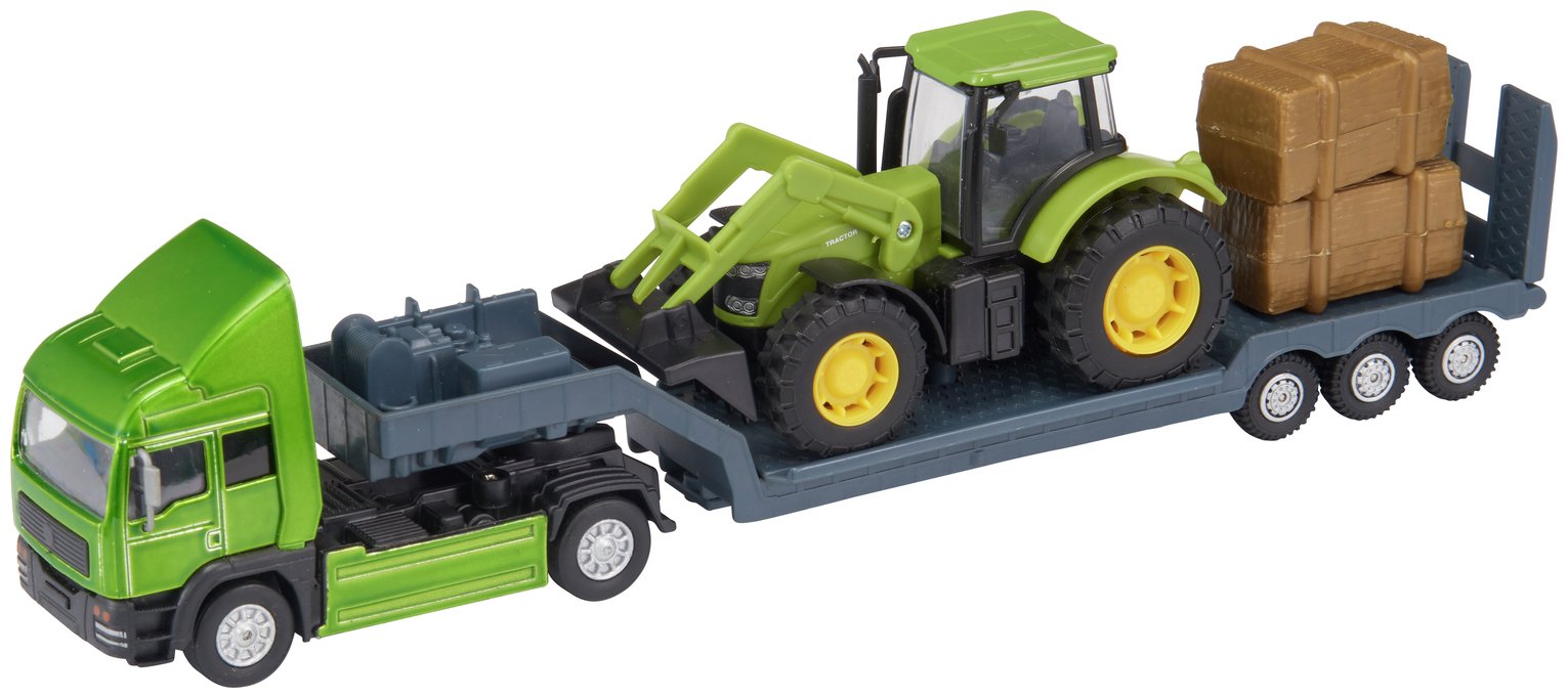 Teamsterz Die-Cast Tractor Transporter