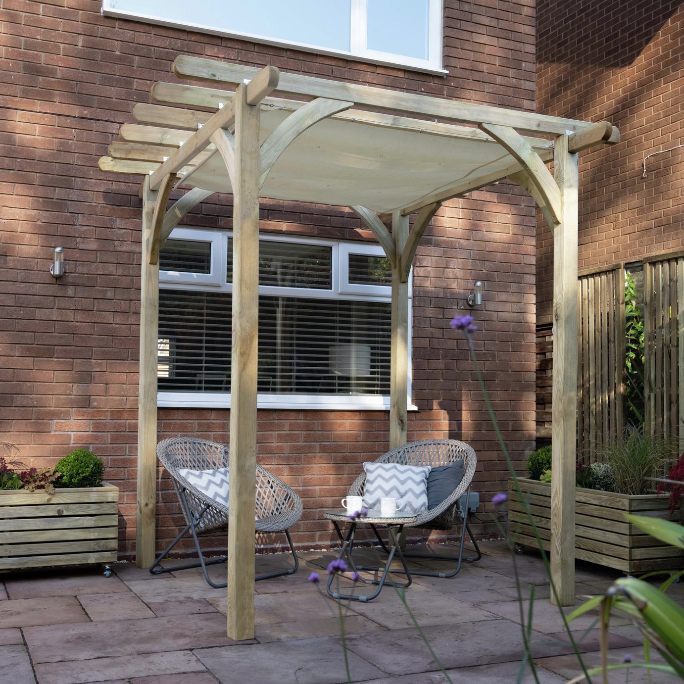 Forest Garden Ultima 2.4m x 2.4m Pergola & Canopy