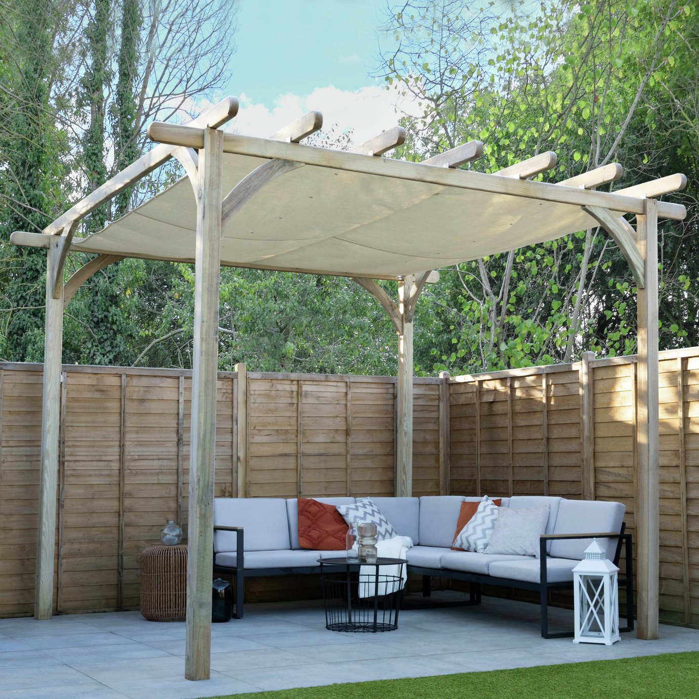 Forest Garden Ultima 3.6 x 3.6m  Pergola & Canopy