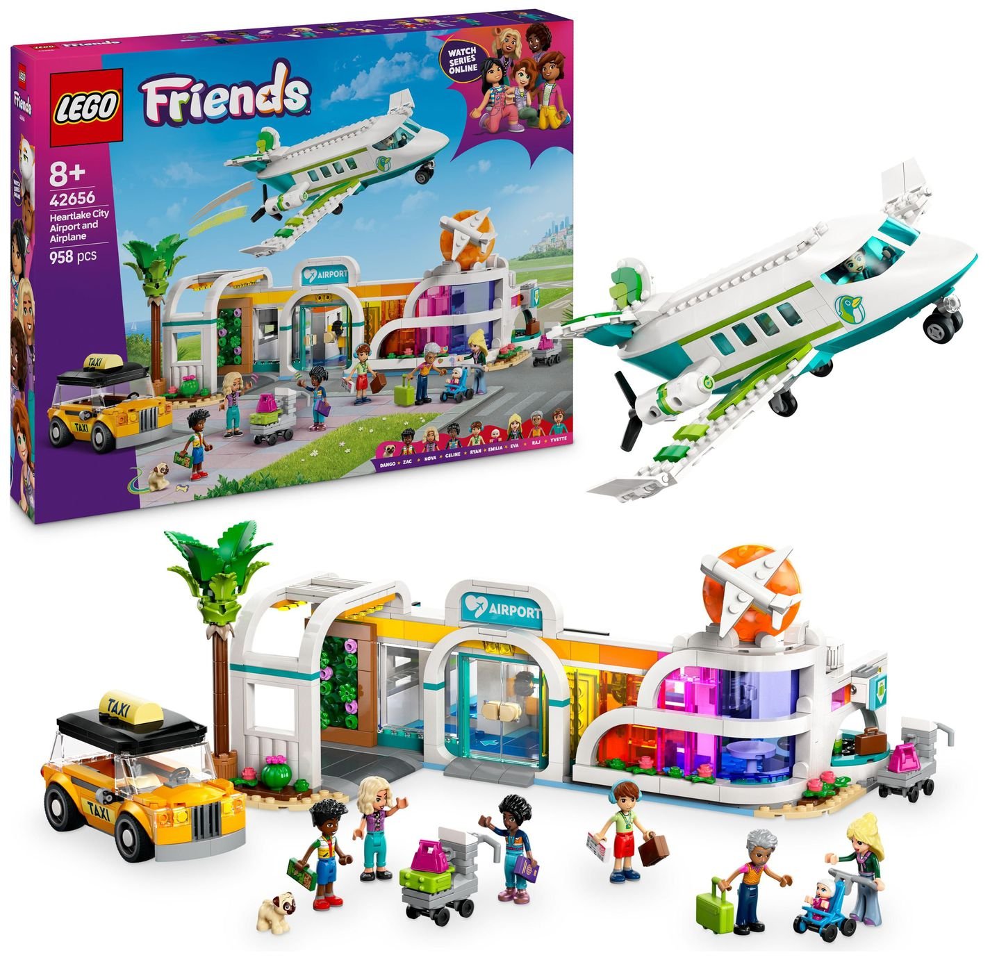 LEGO Friends Heartlake City Airport and Airplane Toy 42656